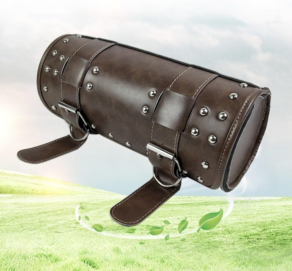 ya 11 9.14 baidiRetro Knight Bag Tool Package Holder Motorcycle Handlebar Waterproof