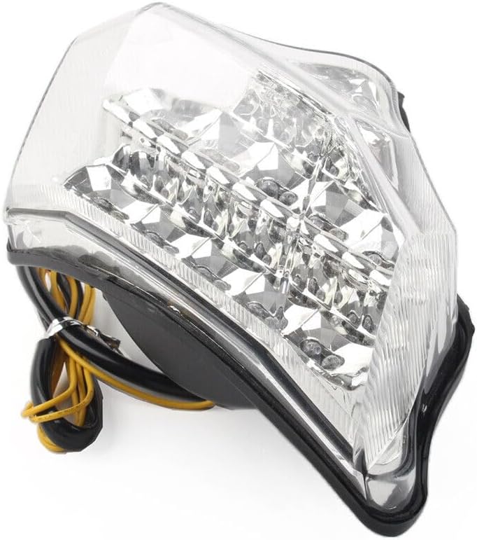 ya 2 8.15 Rear Taillight Brake Turn Signal Assembly Clear Fit for Yamaha FZ600 FZ6 FAZER