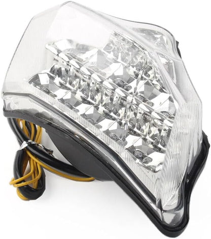 ya 2 8.15 Rear Taillight Brake Turn Signal Assembly Clear Fit for Yamaha FZ600 FZ6 FAZER