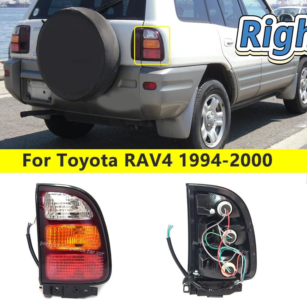 ya 4 8.24 baidi Right Tail Light Rear Turn Signal Brake Light for Toyota RAV4 RAV-4 1998-2000