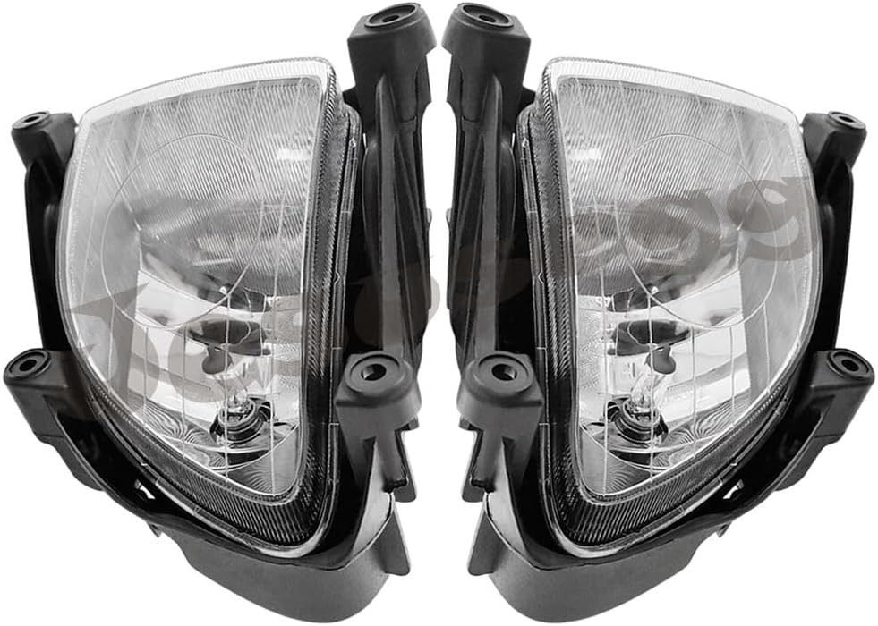 ya 9 10.24 Pair Fog Light Right+Left Side Clear Lens for Kia Sportage 2006 2007 2008