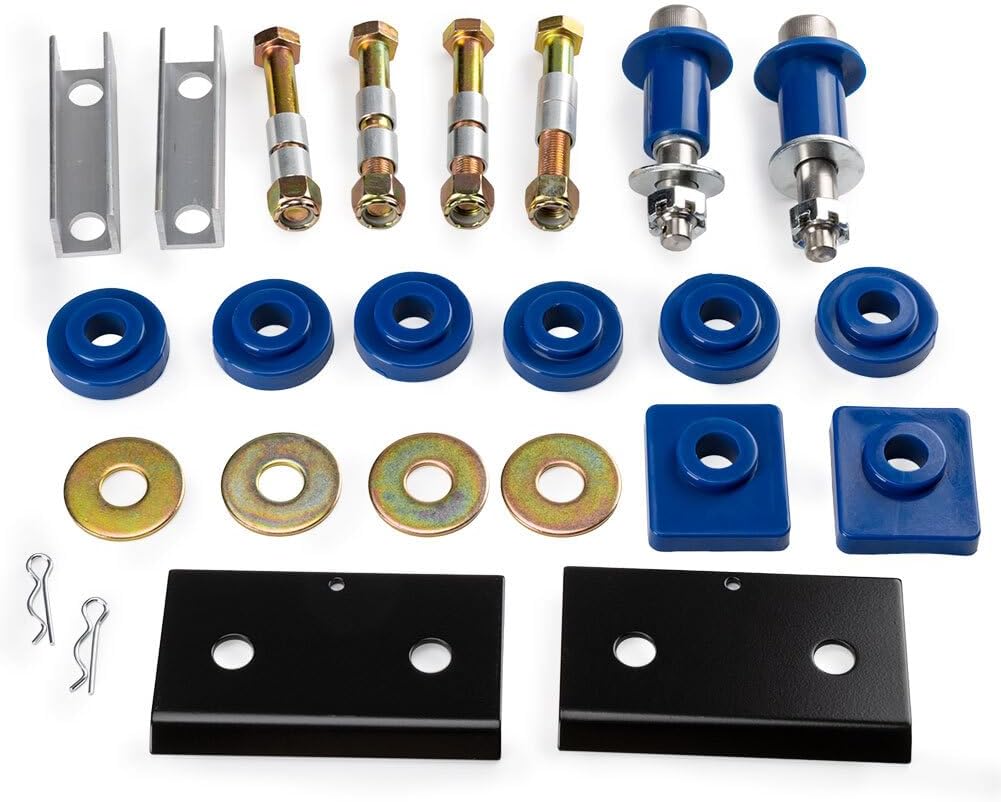 ya 4 8.14 13-04154 Engine Hood Hinge Pivot Bushing & Mounting Bolt Set Kits for Peter