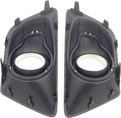 ya 4 8.10 Pair Bumper Fog Light Lamp Cover Bezel Left+Right for Ford Ecosport 2013 2014