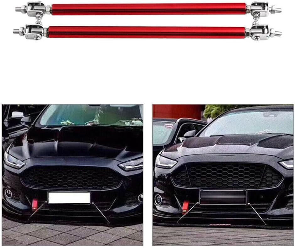 ya 6 8.14 20cm Adjustable Front Bumper Lip Splitter Strut Bar Support Bar Fits Car