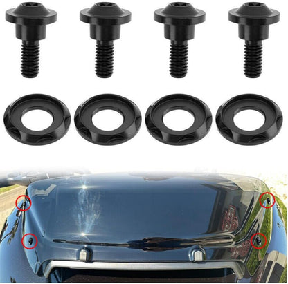 ya 23 10.7 baidi Black windshield well nut, bolt, and screw kit for Harley Touring Road Glide 2023 24-
