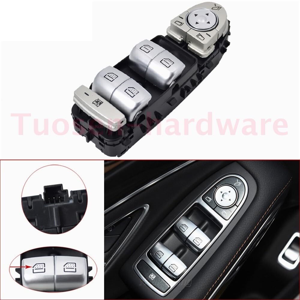 ya 8 8.24 baidi for Benz E-Class W213 W222 Front Left Power Window Switch 2139054803