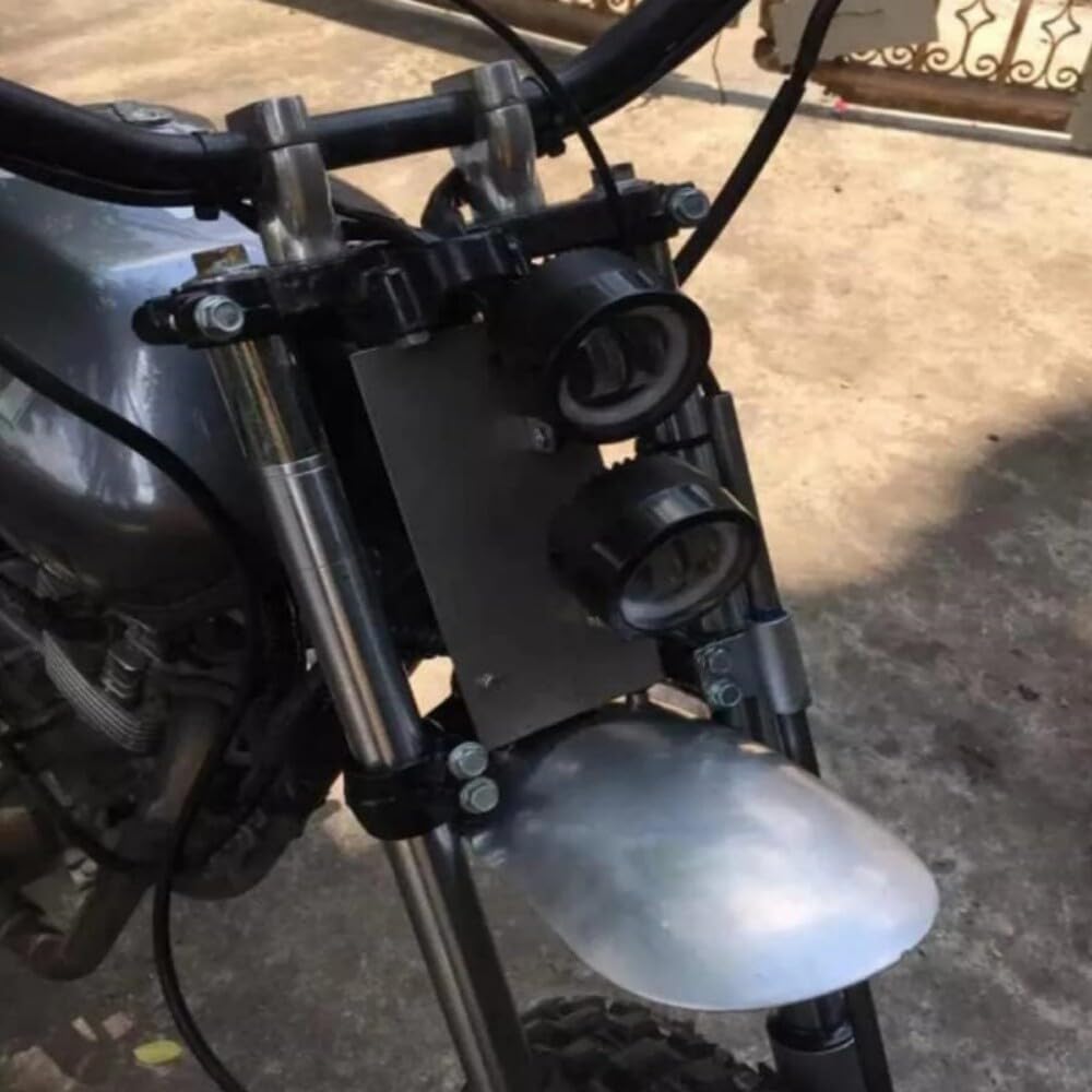 ya 23 10.7 baidi Unpainted Silver Motorcycle Short Mudguard Front Fender Mud Guard Universal 1PCS