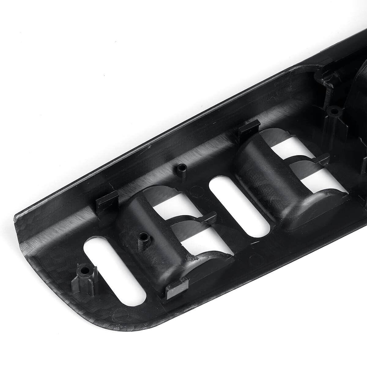 ya 4 8.14 5Pcs RHD Carbon Door Grab Handle Cover Switch Panel for VW for Golf for Jetta MK4