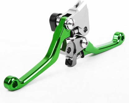 ya 11 9.14 baidifor Kawasaki KX250F KX450F 13-18 KX250 19-20 Clutch Brake Levers Pivot Green US
