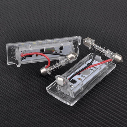 ya 4 8.14 2x 18 LED License Plate Light for BMW X5 E53 X3 E83 2000-2015 @