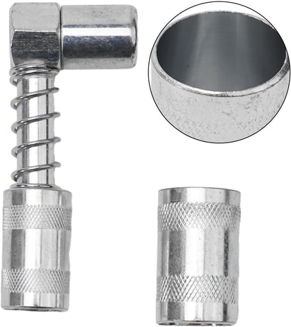 ya 14 9.20 baidi 90 De Grease Nozzle Adapter 3 Jaw Coupler Grease Fitting Tool with Sleeve-1