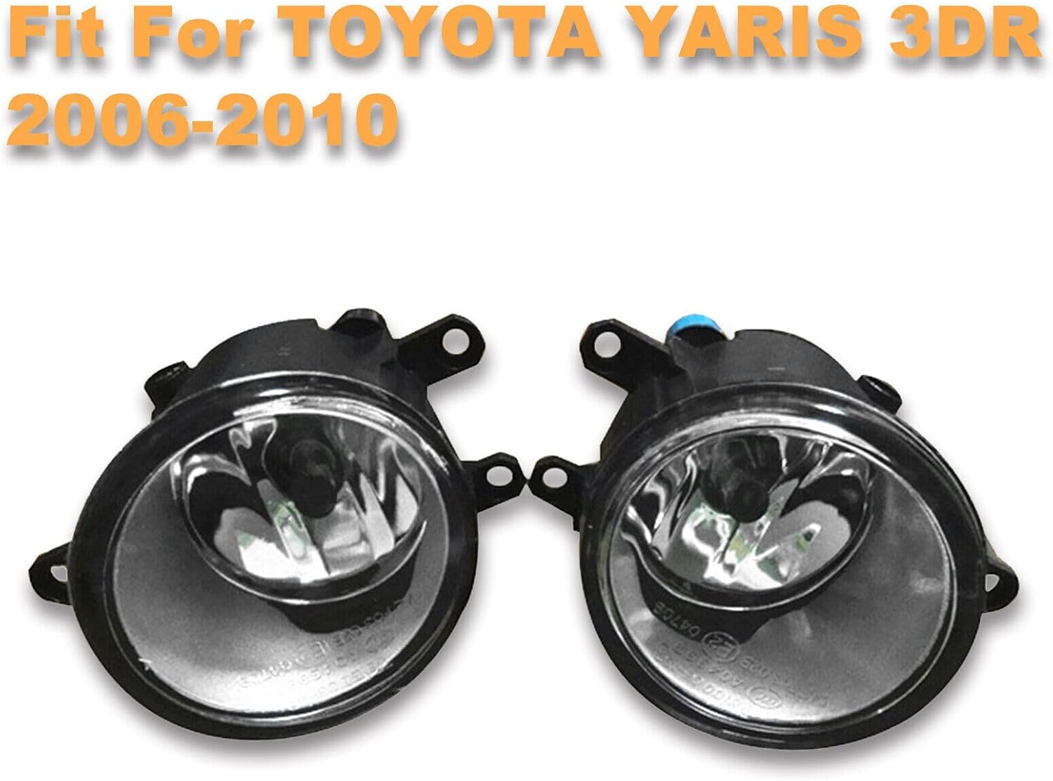ya 4 8.10 Front Bumper Clear Driving Fog Lights Lamps for Toyota Yaris 3 Door 2006-2010