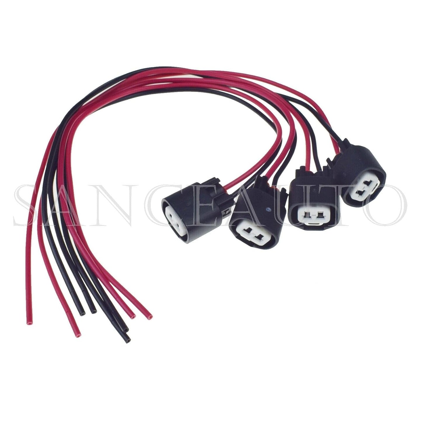 ya 4 8.8 2-Channel 2-pin ABS Sensor Connector Pigtail 4PCS Suitable for Toyota for Lexus IS350 IS250 GS300