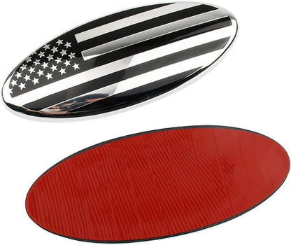 ya 5 8.24 baidi 7 inch for Ford F150 F350 Accessories Front Grill Tailgate US Flag Oval Emblem Badge
