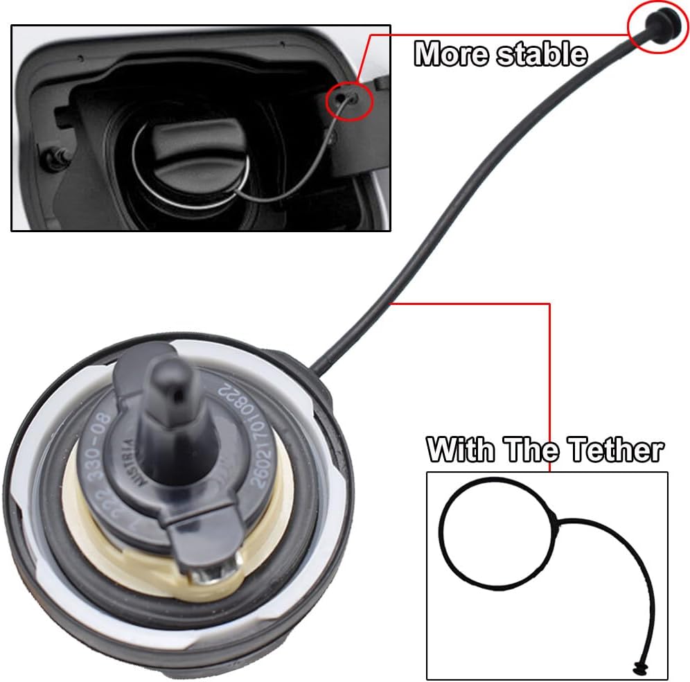 ya 4 8.14 for BMW 1 Series 3 X1 E60 E90 E92 E91 E93 E84 tank lock fuel cap retaining belt