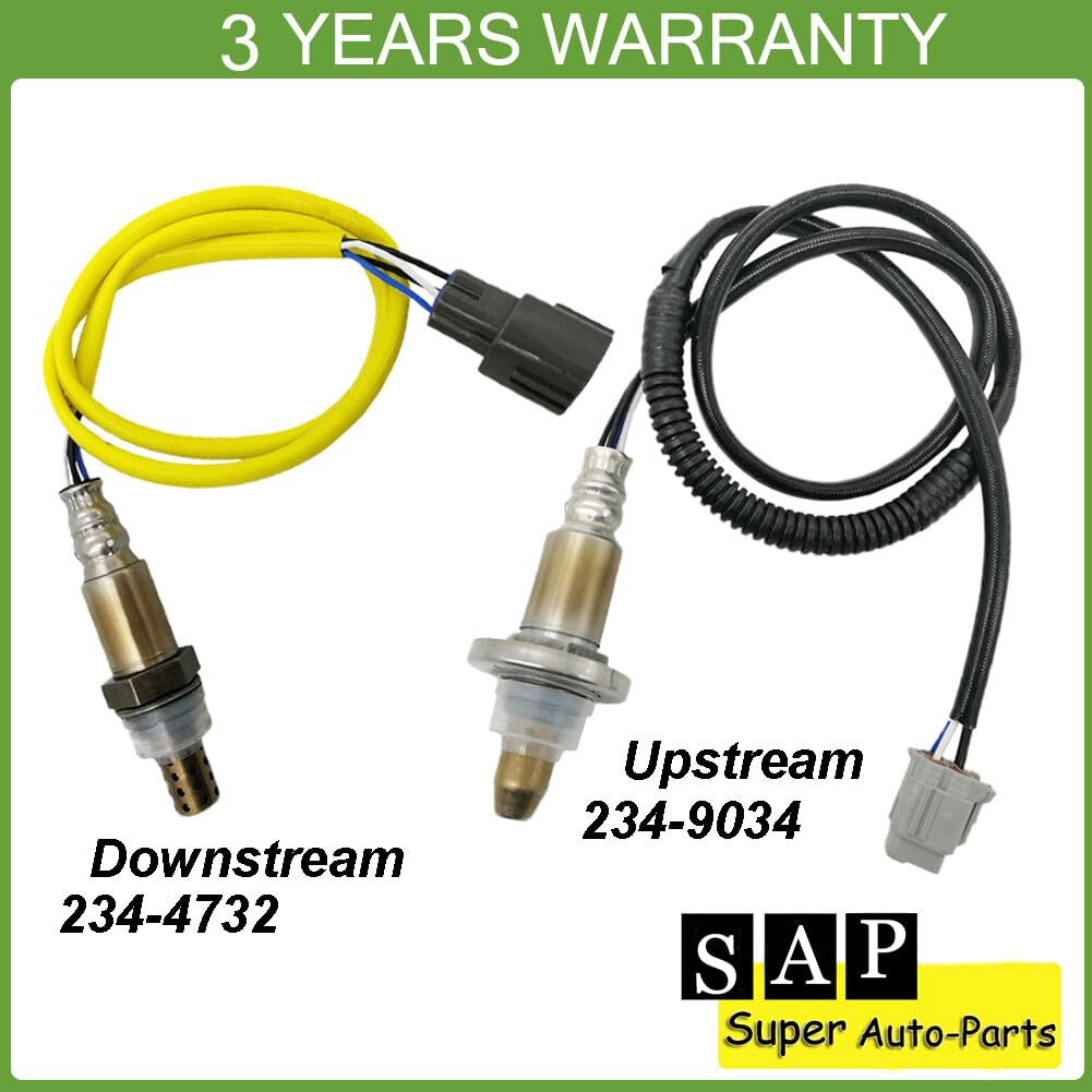 ya 4 8.8 2PCS Upstream Downstream Oxygen Sensor for Subaru Impreza WRX STI 2.5L H4 Turbo