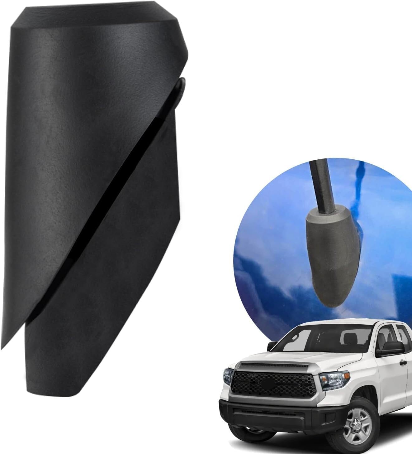 ya 6 8.14 86392-0C030 ORNAMENT BEZEL Antenna Base Black Fits for Toyota Tundra Cab 2014-2021
