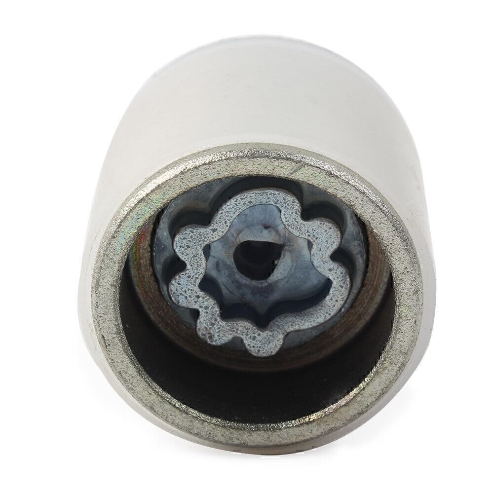 ya 5 8.10 1x Locking Wheel Nut Key Bolt Letter P for Audi Chrome-Molybdenum Steel Car
