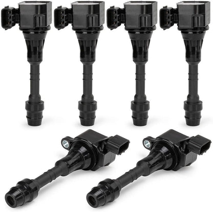ya 4 8.24 baidi 6x Ignition Coil for Nissan Xterra Frontier Pathfinder 4.0L 2001-19 22448-8J115