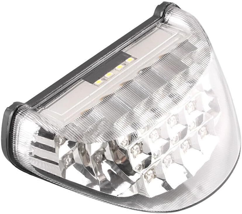 ya 10 9.16 zhengce Clear LED Brake Tail light Fit for Kawasaki ZX12R 2000-2005 w/Turn Signal