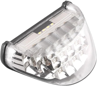 ya 10 9.16 zhengce Clear LED Brake Tail light Fit for Kawasaki ZX12R 2000-2005 w/Turn Signal