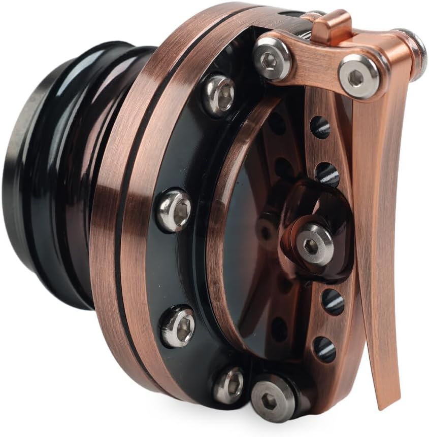 ya 13 9.15 baidi Fuel Tank Cover Oil Cap for Harley Touring Sportster Dyna Softail Bronze USA