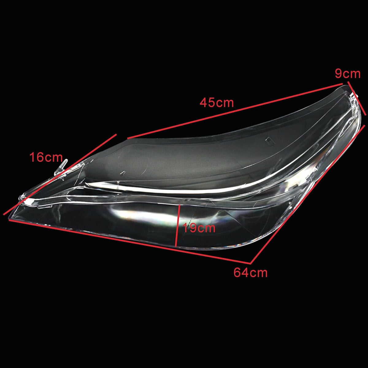 ya 4 8.10 2pcs headlight cover protective cover lens headlight suitable for BWM E60 E61 525i 530i 540i 550i 03-10