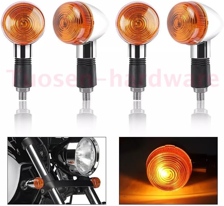 ya 7 8.24 baidi 4X for Honda Nighthawk 250 650 750 Shadow VT750 VT1100 Motorcycle Turn Signals
