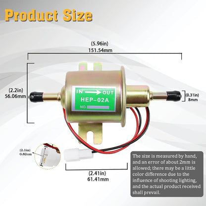 ya 27 10.13 baidi HEP-02A 2.5-4 PSI Metal Solid Gasoline Diesel Engine Motorcycle Lawn