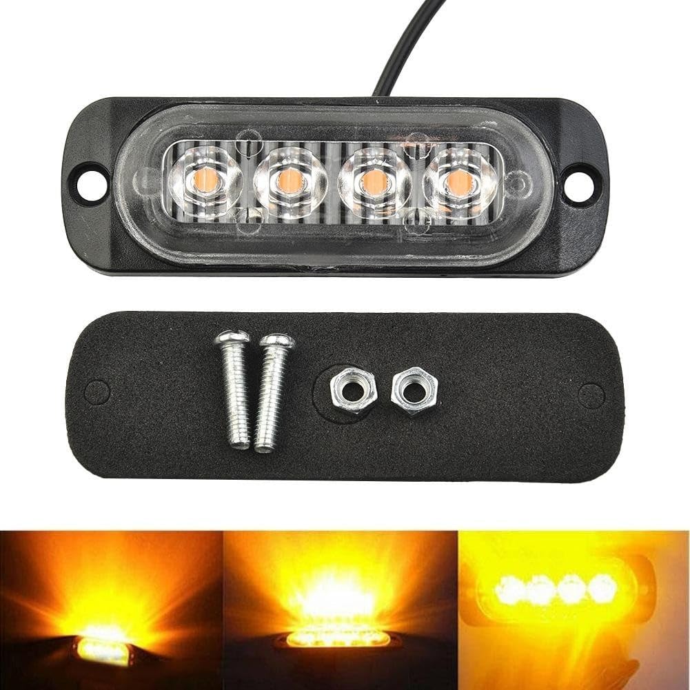 ya 13 9.15 baidi 12W 12-24V 4LED Work Light Bar Driving Lamp Fog Off Road SUV Cars Boats Truck