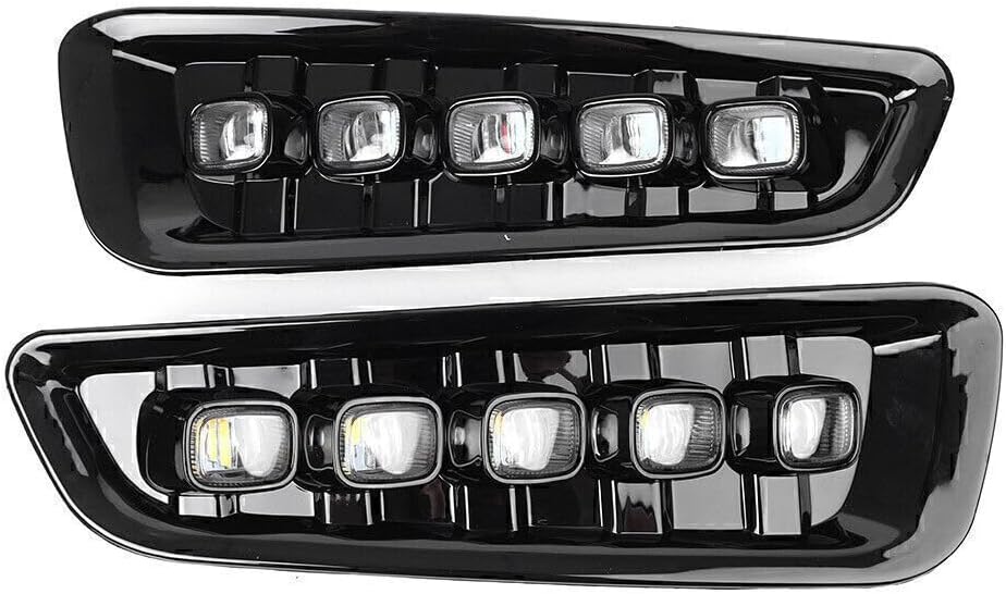 ya 14 9.20 zhengce 2 pieces of car LED daytime fog lights DRL suitable for 2016-18 17 for Ford-1