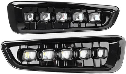 ya 14 9.20 zhengce 2 pieces of car LED daytime fog lights DRL suitable for 2016-18 17 for Ford-1