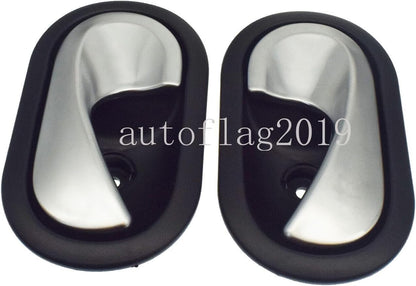 ya 4 8.24 baidi Interior Door Handle 4-Piece Set FL FR RL RR for Renault Megane MK2 2002-2008