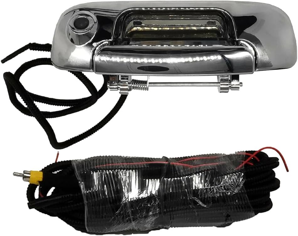 ya 10 9.16 baidi Rear Tailgate Handle w/Camera&Wiring Harness for Dodge for Ram 1500 2500 3500 Chrome