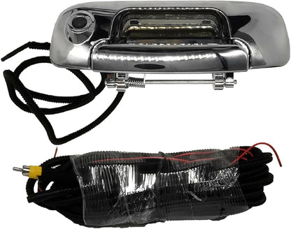 ya 10 9.16 baidi Rear Tailgate Handle w/Camera&Wiring Harness for Dodge for Ram 1500 2500 3500 Chrome