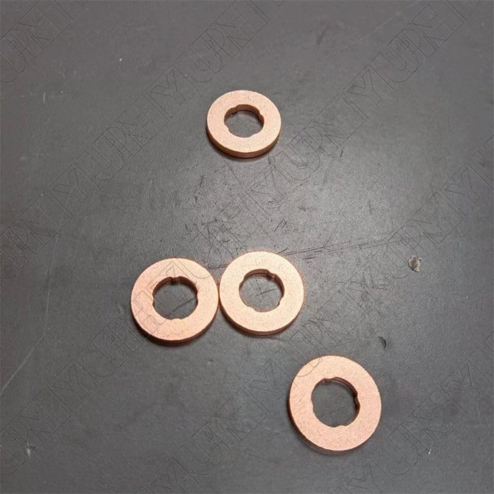 ya 11 9.14 baidi6Pcs Lower Fuel Injector Gasket Ring 924867 for BMW 1 2 3 4 5 Series Replacement