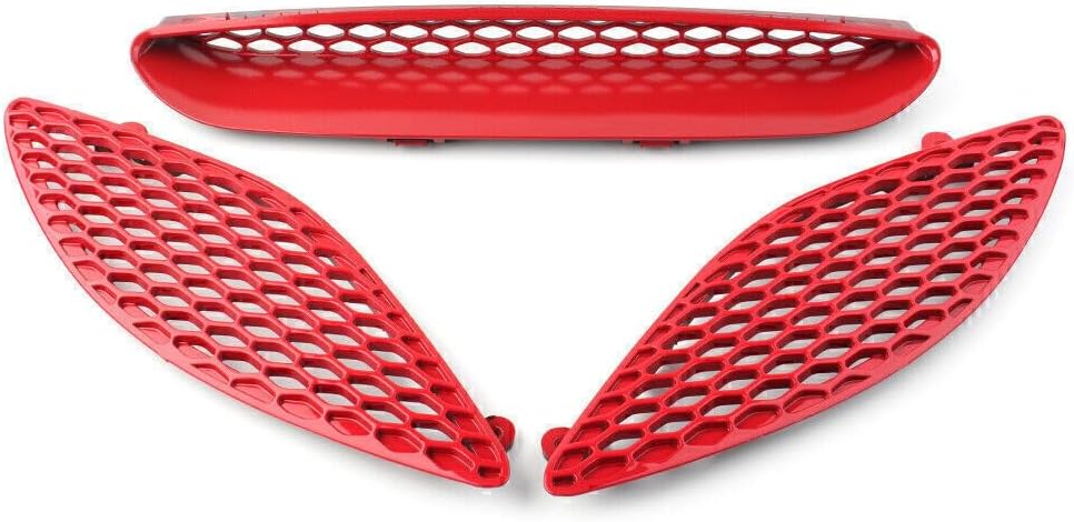ya 4 8.14 for Dodge for Charger SRT Hellcat 2015-2020 1 Set Center Hood Bezel Grille
