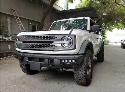ya 9 10.24 Front Bumper LED Driving Lights Turn Signal Lights 2PC for Ford Bronco 2021-2023