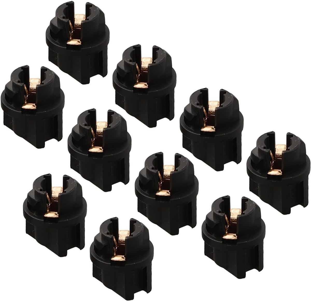 ya 13 9.15 baidi New Bulb Holders Light Holder Black Cluster For T5 Interior Light