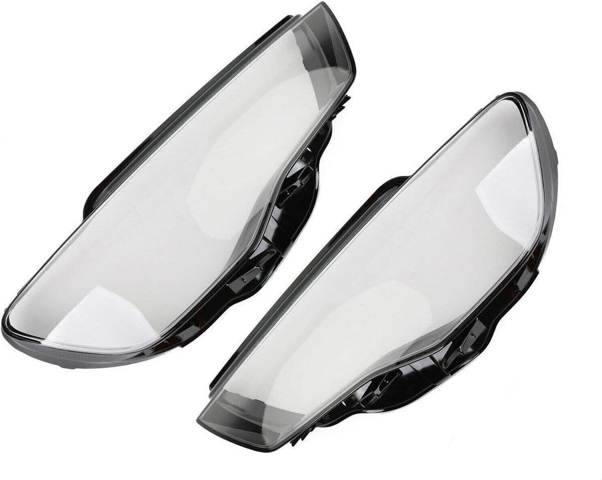 ya 11 9.14 zhengce Pair Front Headlight Lens Cover Clear Lampshade L+R for Audi A3 2013-2016