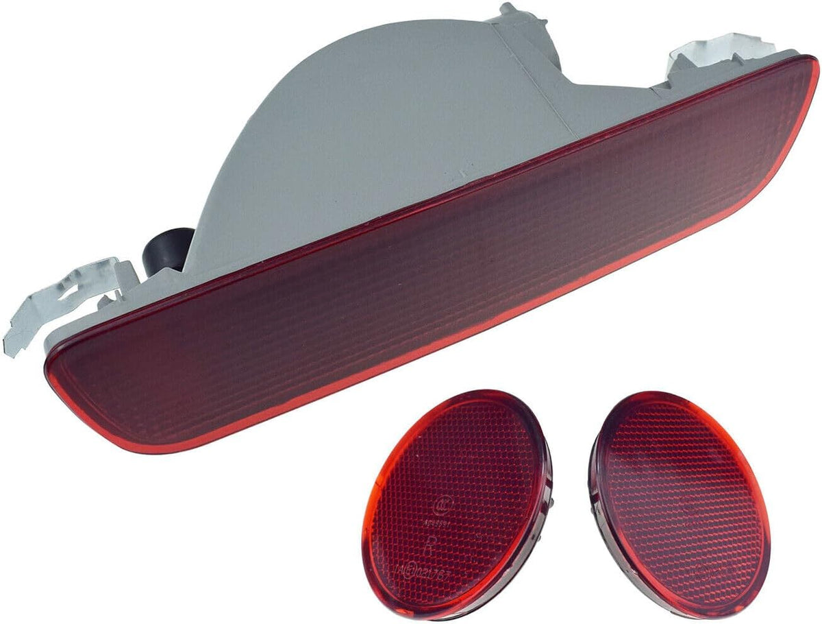 ya 10 9.16 zhengce 3 Pack Rear Brake Light Rear Bumper Fog Light for Nissan Qashqai J10 2007-1