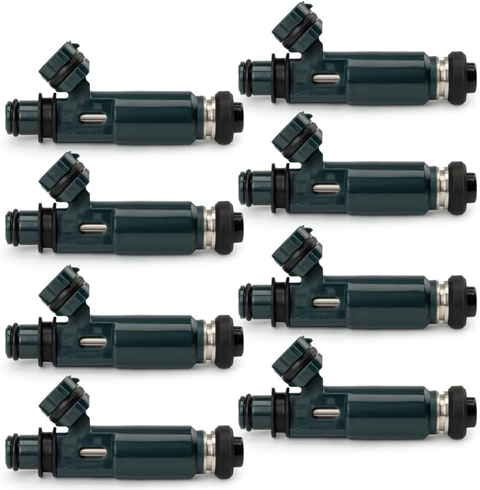 ya 10 9.16 baidi 8Pcs Fuel Injectors For 2000-2004 for Toyota Tundra & for Lexus 4.7L V8 23250-50040 USA