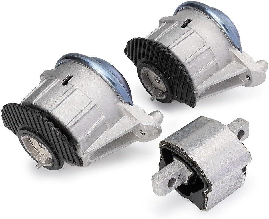 ya 2 8.15 Set of 3 Engine Mount for Mercedes-benz W204 C180 §³207 W212 E350 A2042404317