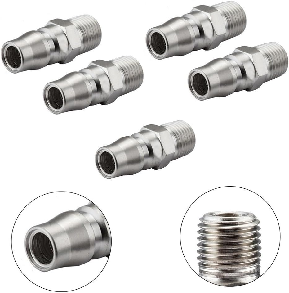 ya 14 9.20 baidi 5 Pcs/set NITTO Male Coupling Air Fitting With 1/4inch Male Thread (20PM)-1