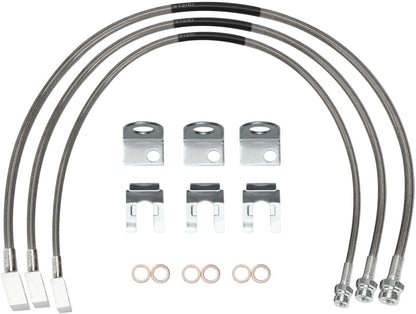 ya 10 9.16 baidi Extended Stainless Brake Lines Fit 87-06 for Jeep for Wrangler TJ YJ 84-01 Cherokee XJ