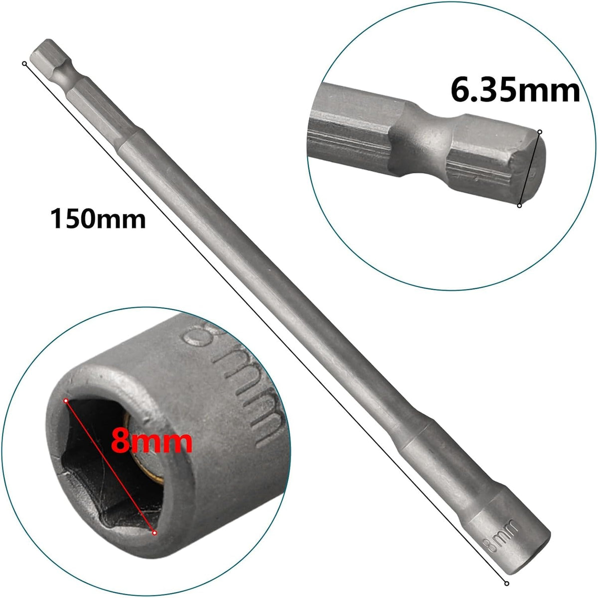 ya 14 9.20 baidi Wrench Socket Motorcycle Socket Wrench 150mm Long Chrome Vanadium Steel-2