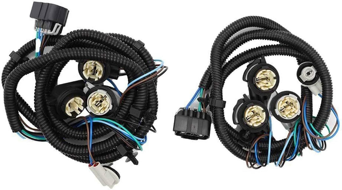 ya 4 8.10 NewTail Light Lamps Wiring Harness LH RH Pair for Chevy for Silverado Pickup Truck