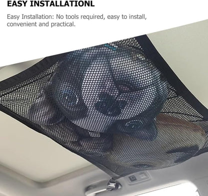 ya 2 8.15 Roof Storage Network Van Ceiling Cargo Travel Compartment Netting Bag