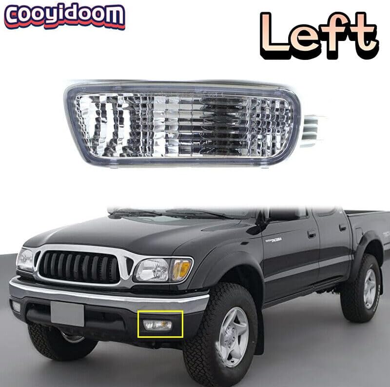 ya 2 8.15 Left front bumper fog light daytime running light for 2001-2004 for Toyota Tacoma