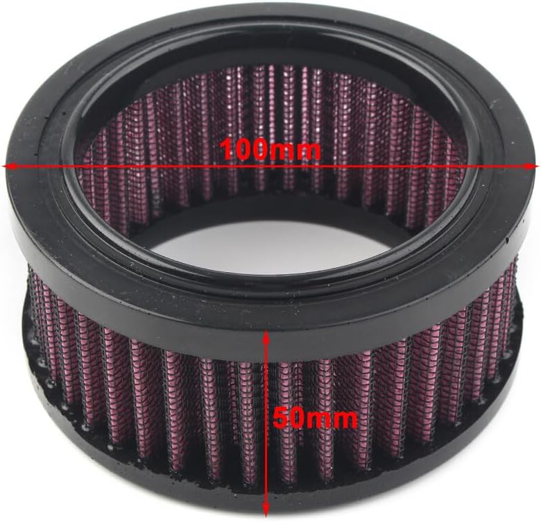 ya 5 8.10 Air Cleaner Intake Red Filter Fit for Harley Forty Eight Iron 883 XL883N XL883N